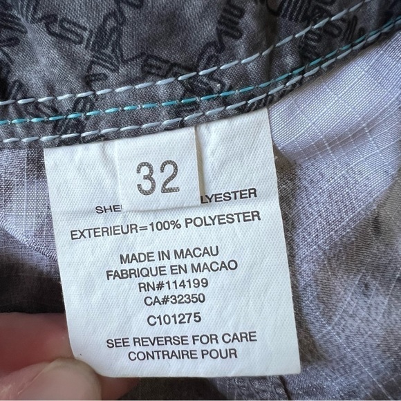 Quiksilver Men’s Grey Unlined Board Shorts With Cargo Pocket, Size 32 - Picture 5 of 7